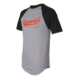 Danny's Venice Baseball Jersey Men's Tee (Gray/Black)